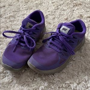 Purple Nike Running Sneakers